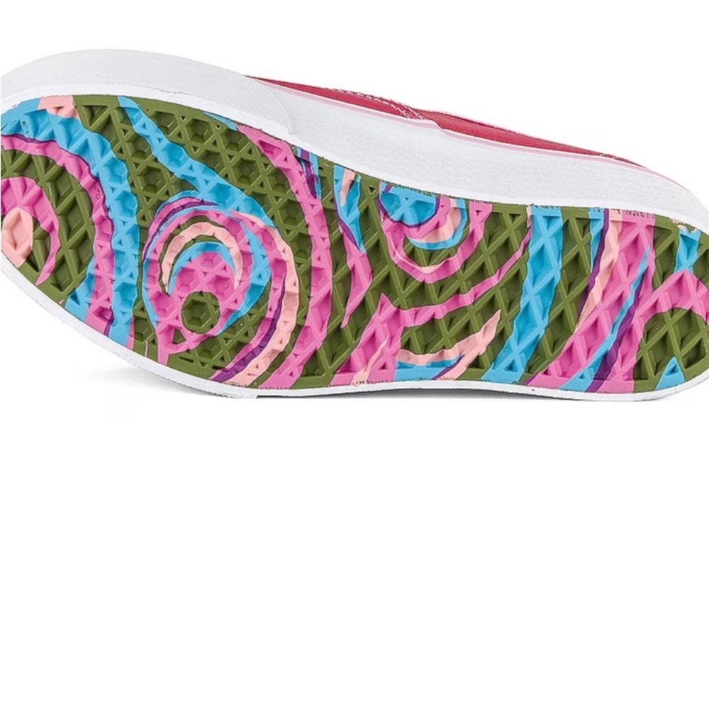 Barbie X Vans Platform Sneakers Pink and White Size 8 EUC - Picture 3 of 10